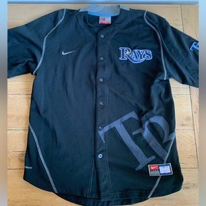 Official Vintage Tampa Bay Rays Black Jersey
